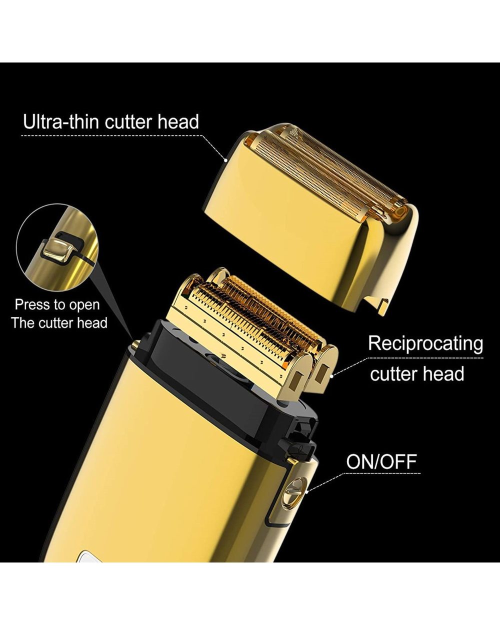 Kemei Professional Replacement Foil And Cutter Blades Set Suitable For Kemei Tx1 Shaver Original Electric Shavers Blades front-1