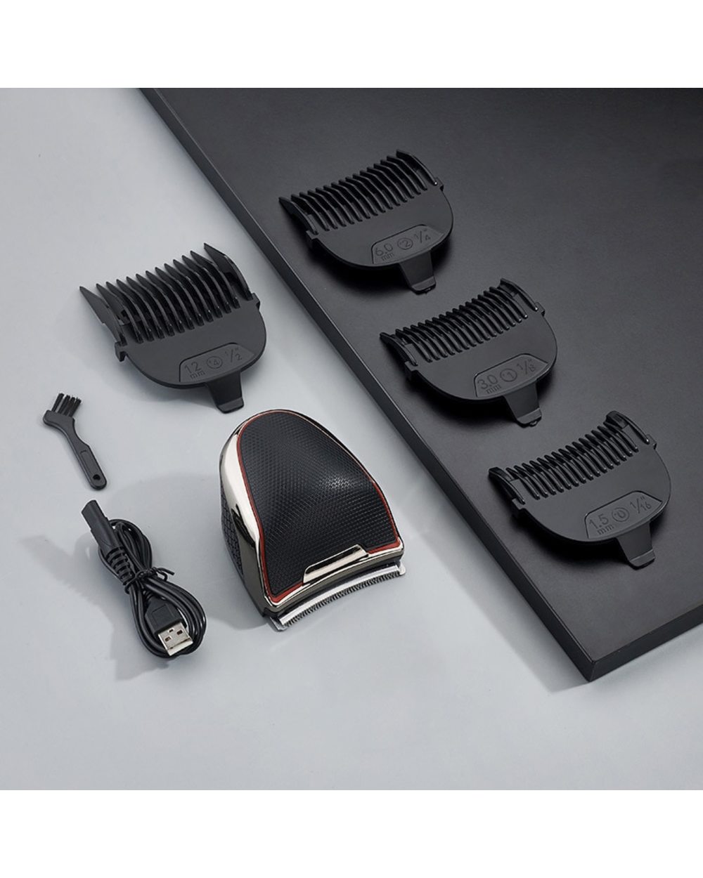 Professional Hair Cutting Self Haircut Kit Balding Hair Clippers Beard Trimmer Cordless Electric Men Full Body Wash Hai front-2