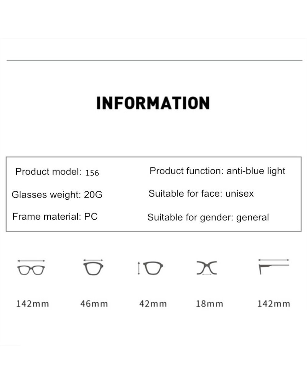 Wneelk Oversize Cat Eye Eyeglasses For Women Anti-Blue Light Glasses For Men Optical Computer Eye Wear Frame Fashion Sp front-5