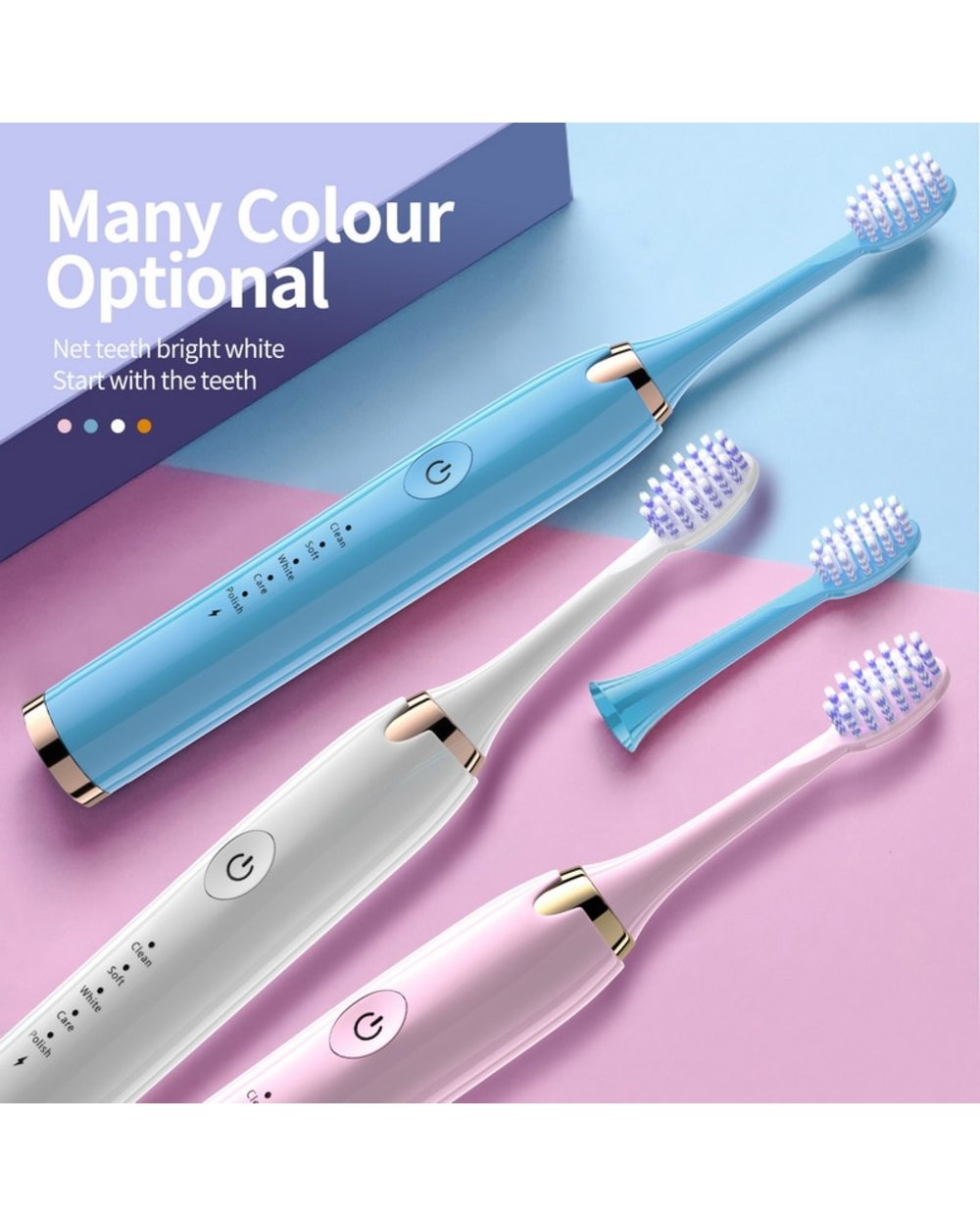 Electric Toothbrush Magnetic Levitation Ultrasonic Toothbrush Usb Rechargeable Waterproof Smart Toothbrush With Tooth B front-5