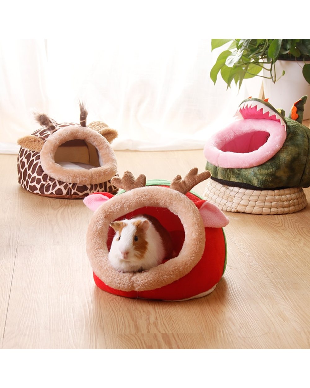 Pet House Guinea Pig Ferrets Hamsters Hedgehogs Rabbits Rats Super Warm Hamster Cage Accessories Small Animal Bed front-3