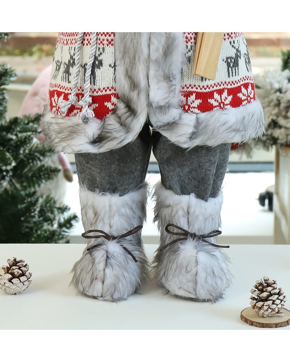 2022 Decoraciones navideñas para el hogar Muñeca de Papá Noel 60/45/30 cm Regalos de año nuevo para niños front-4