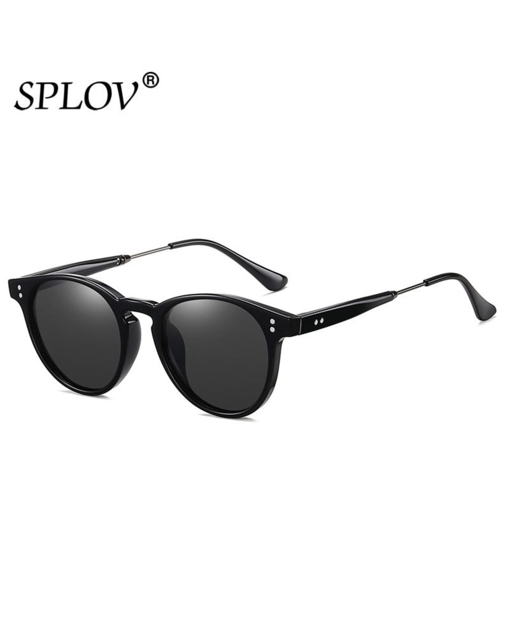 Fashion Polarized Sunglasses Women Men Driving Shades Tr90 Frame Vintage Round Sun Glasses Oculos De Sol Uv400 Anti Blu front-0