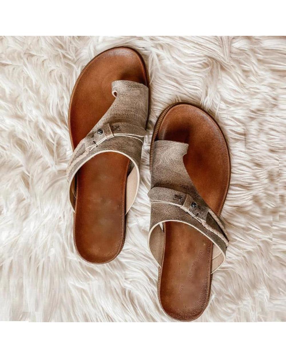 TOP1 TRENDING SUMMER 2022 Soft Footbed Orthopedic Summer Sandals SALE OFF UP TO 50% front-3