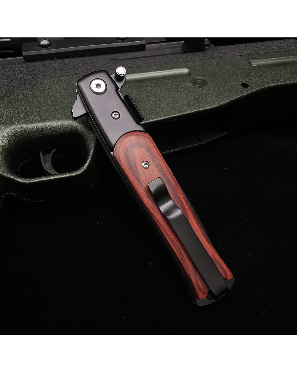 23CM (58HRC Folding Knife Pocket Knife Outdoor front-2