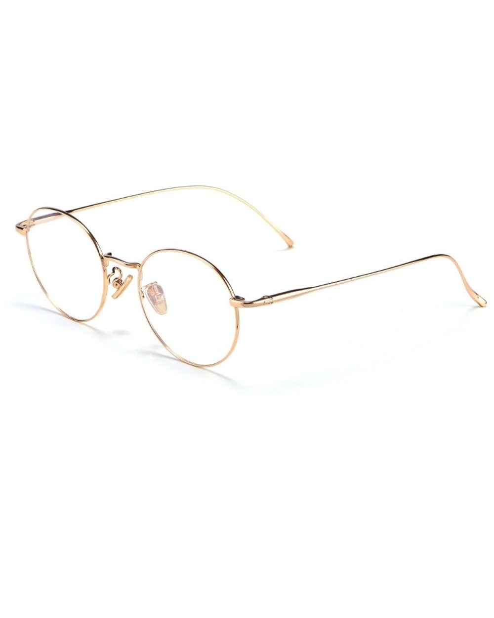 Pure Titanium Round Retro Glasses Frame Full Frame Myopia Glasses Men And Women Fashion Prescription Spectacles Frames front-3