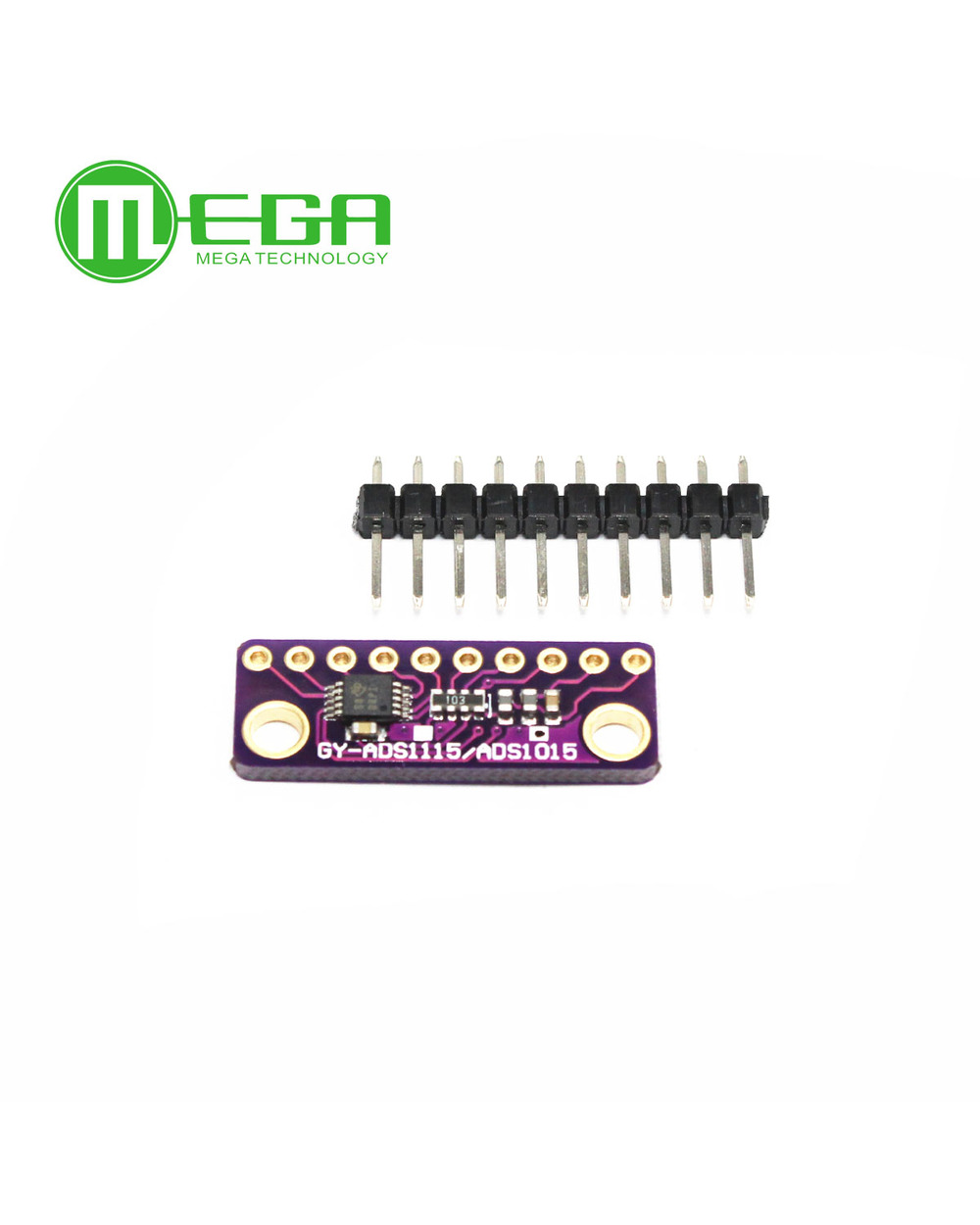 I2c Ads1115 Ads1015 16 Bit Adc 4 Channel Module With Programmable Gain Amplifier 2.0V To 5.5V front-1