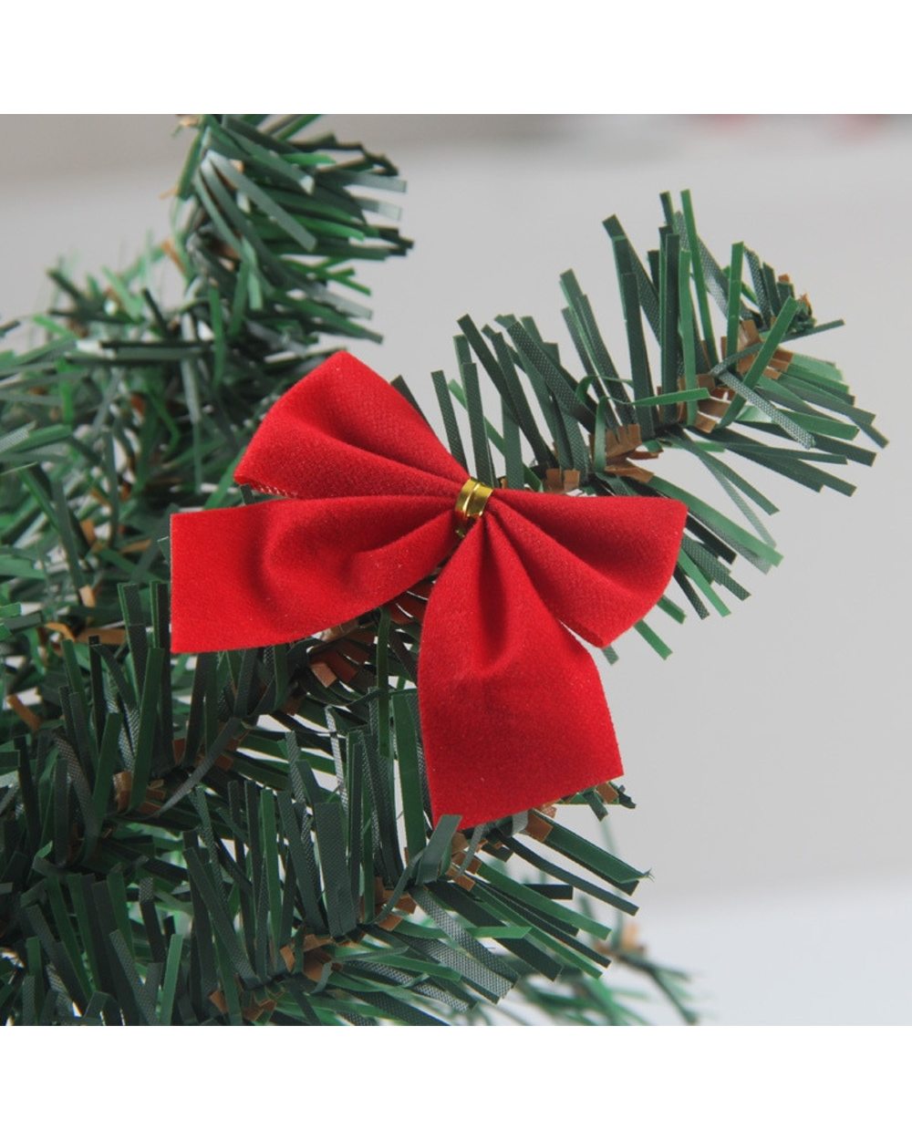 12 Pcs/set Christmas Ornaments Bow Tie Christmas Tree Pendant Decor Party Decoration Baubles 2022 New Year Decorations front-4