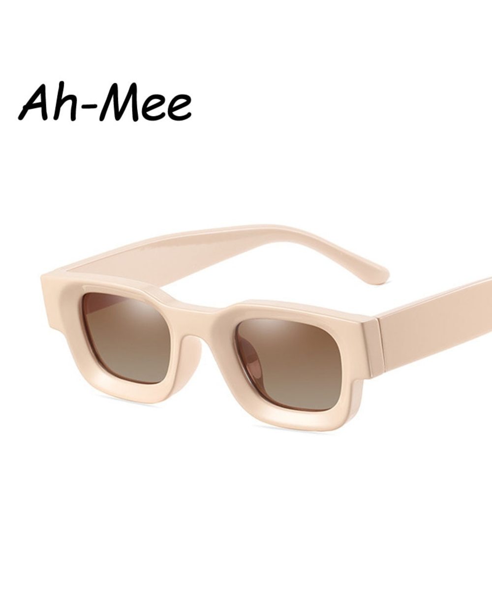 Small Rectangle Polarized Sunglasses Women Fashion Retro Brand Square Sun Glasses Men Classic Vintage Black Punk Shades front-3