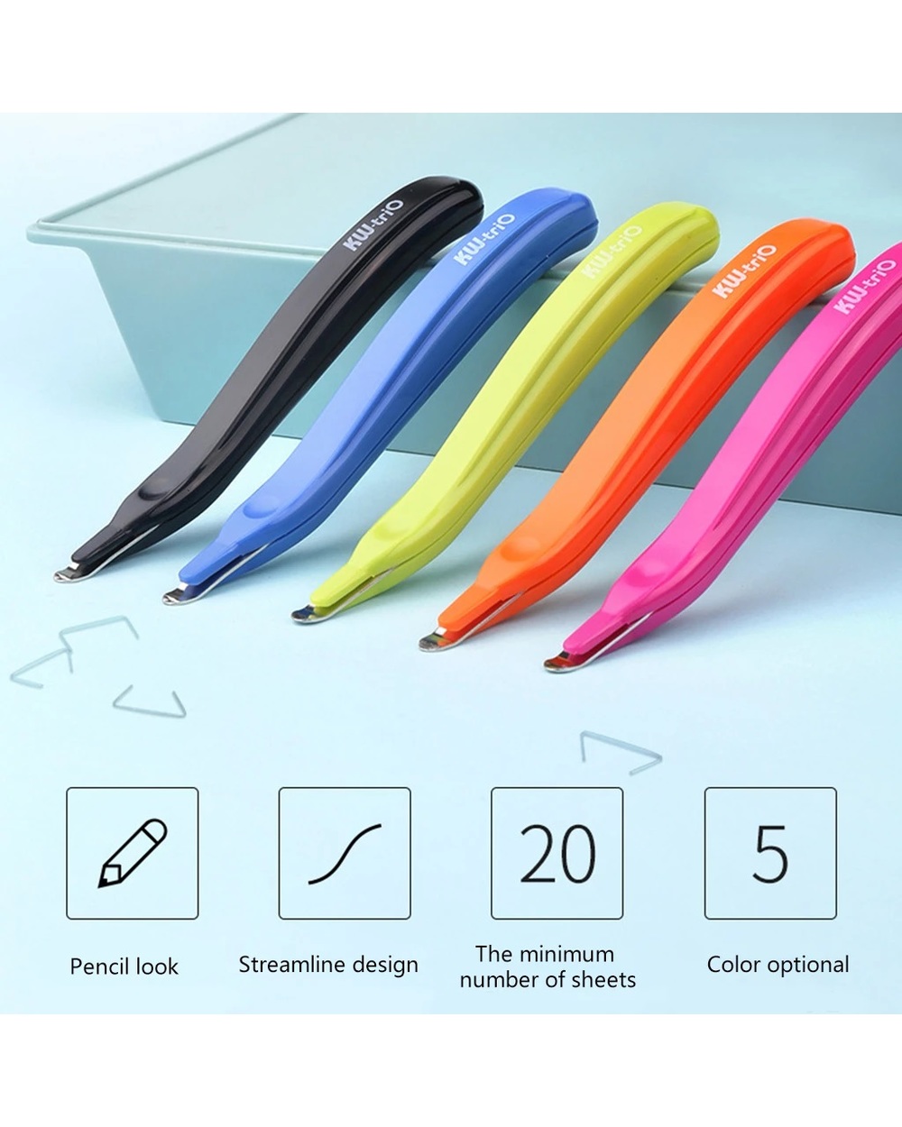 1Pcs Portable Magnetic Staple Remover Push Style Less Effort Staples Removal Tool For Home Office School Stationery A66 front-0