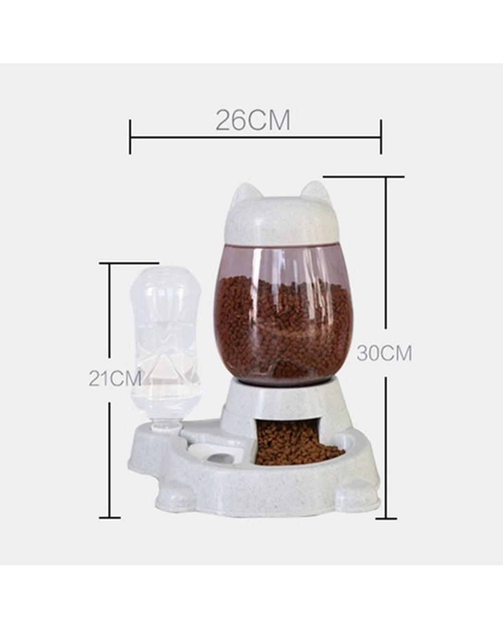 Automatic Feeder Pet Stuff Dog Cat Drinking Bowl For Pets Water Drinking Feeder Feeding Large Capacity Dispenser front-3