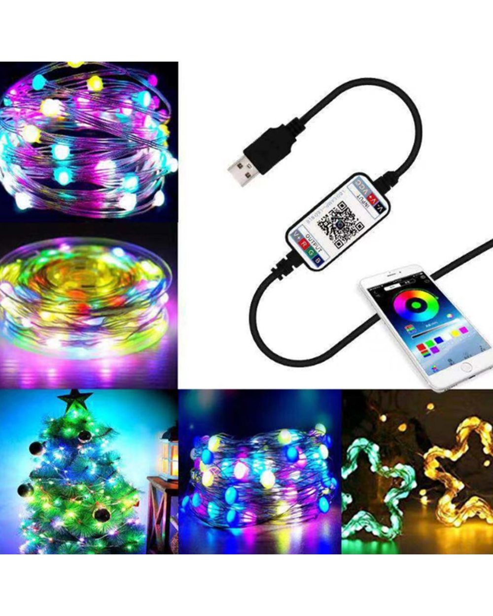 Christmas Decorations LED Smart Light String front-4