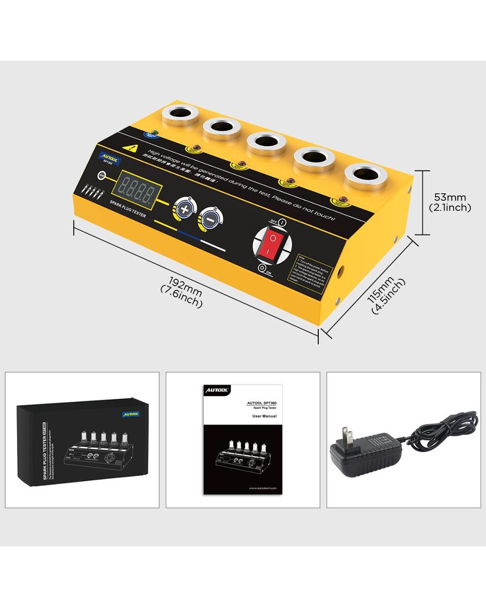 Autool Spt360 Car Spark Plug Tester Ignition Testers Automotive
