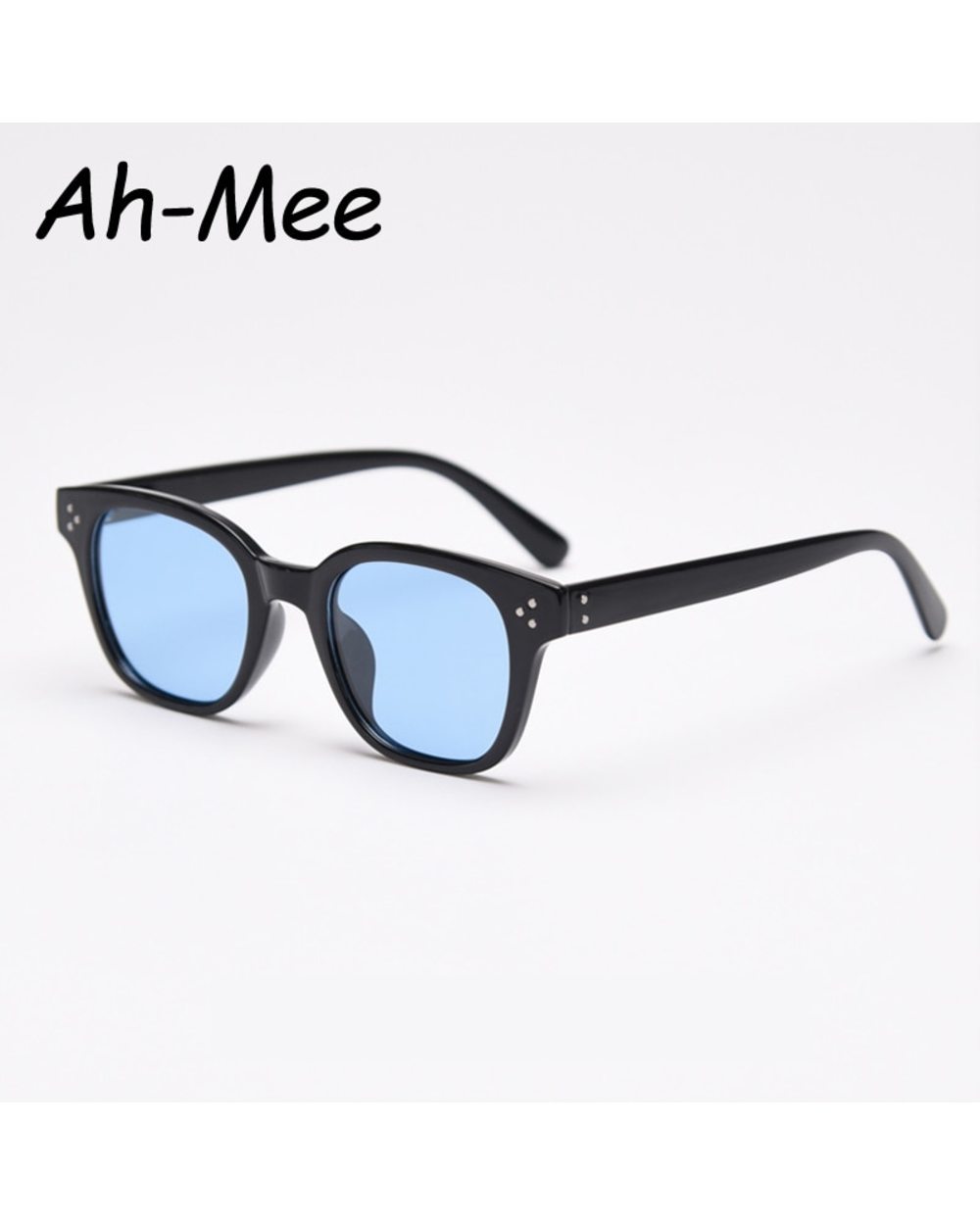 New Fashion Cat Eye Polarized Sunglasses Women Square Black Sun Glasses Rivet Trend Candy Color Small Frame Eyeglasses front-2