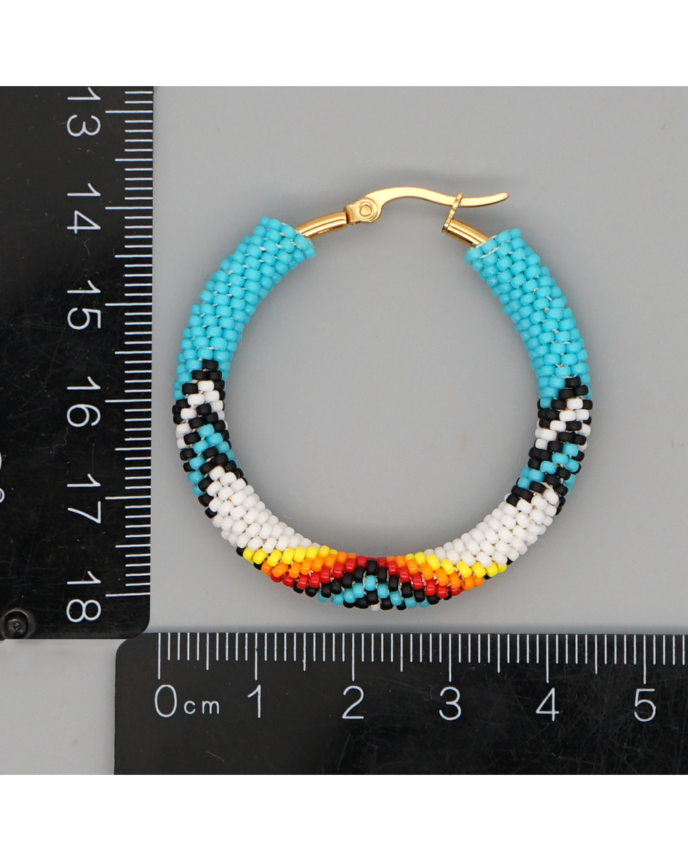 Native Style Hoop Earrings Jewelry Femme Miyuki Seed Beads front-1