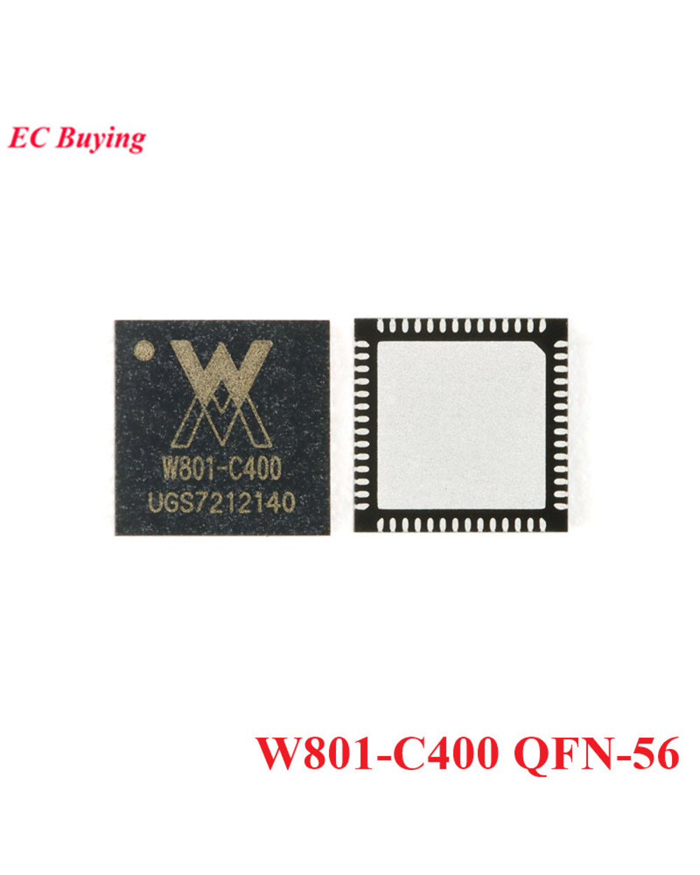 W801 Microcontroller 32 Bit Wifi Bluetooth-Compatible Dual-Mode Soc Development Board Iot Mcu Ic Module W801-C400 Qfn-56 front-5