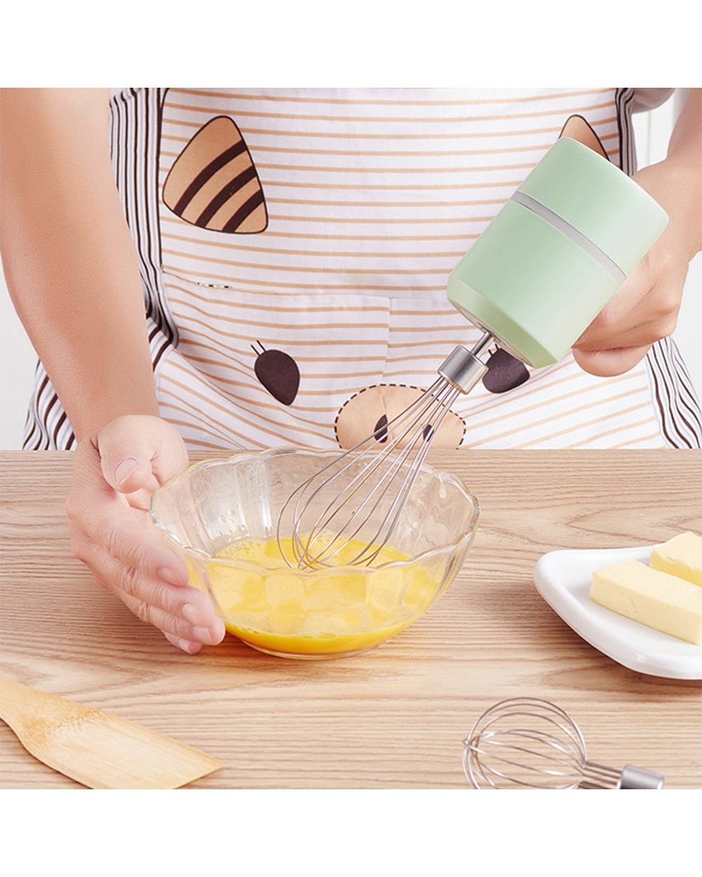 Wireless Portable Electric Beater Hand Mixer