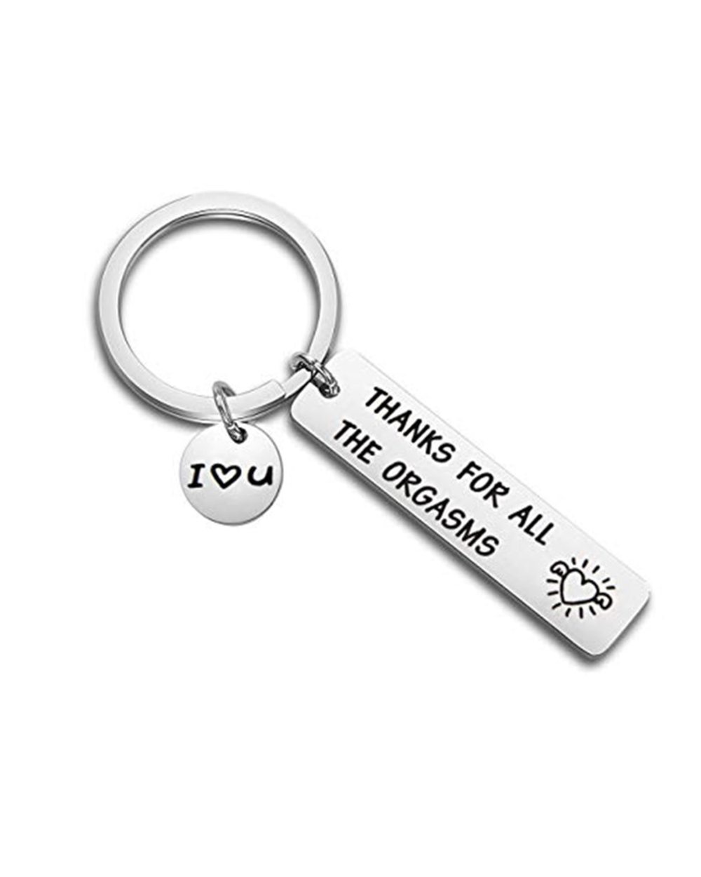 Thank for All The Orgasms I Love You Key Ring Couple Keychain Jewelry Gifts To Boyfriend Husband front-1