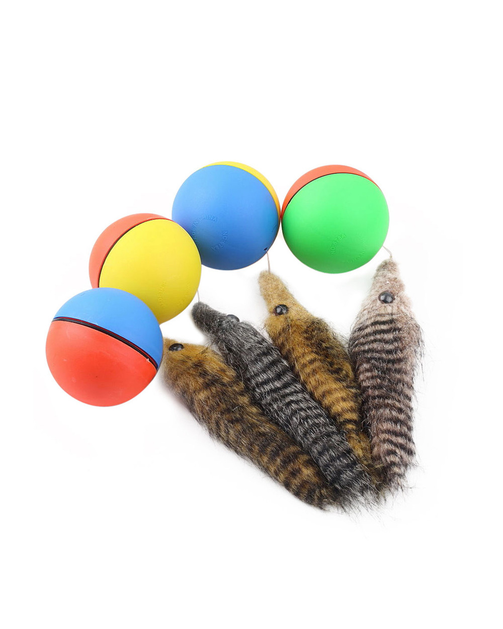 1Pc Cat Toys Beaver Weasel Rolling Motor Ball Toy For Pet Cat Dog Jumping Fun Moving Chaser Random Color Pet Product front-2