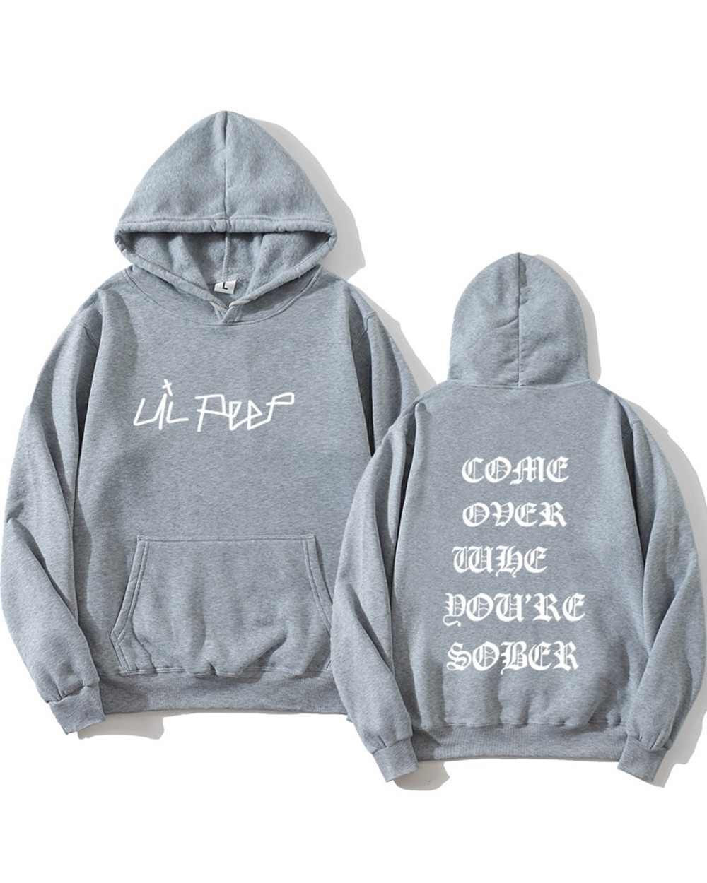 Come Over When You're Sober Hoodie tspidy front-3