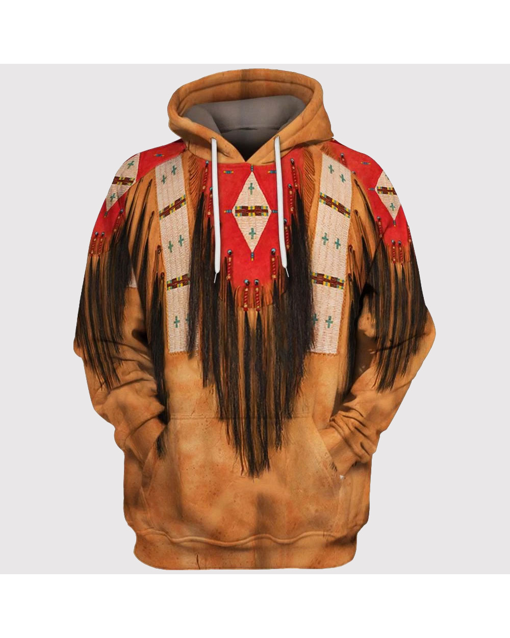 Tessffel Indian Native Harajuku Casual Colorful Tracksuit New Fashion 3Dfull Print Hoodie/Sweatshirt/Jacket VG06 front-0