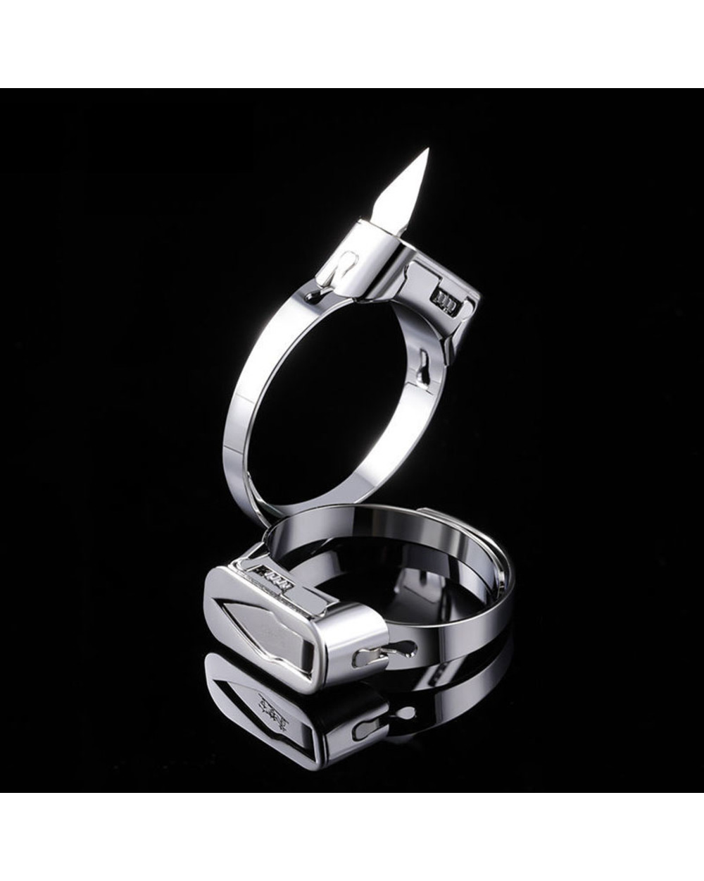 Luxury Quality Mini Ring Utility Outdoor Survival Stainless Steel Self-Defense Ring Tool Edc For Women Men front-0
