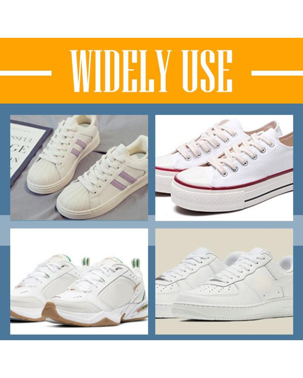 100G White Shoes Cleaner Shoes Whitening Cleansing Gel For Shoe Brush Shoe Sneakers Shoes Cleaning With Making Tape front-4