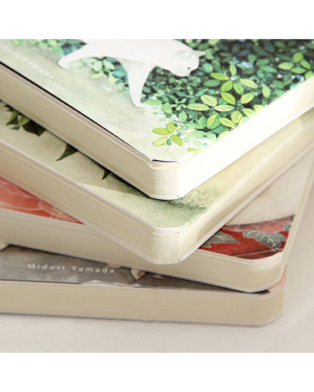 New Blank Vintage Sketchbook Diary Drawing Painting 80 Sheets Cute Cat Notebook Paper Sketch Book Office School Supplie front-2