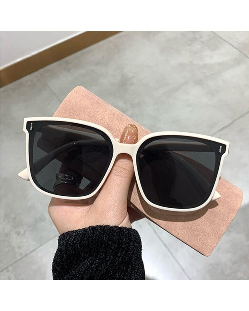 New Women Designer Sunglasses Luxury Cat Eye Sun Glasses Female Classic Vintage Glasses Uv400 Outdoor Eyewear Oculos De front-0