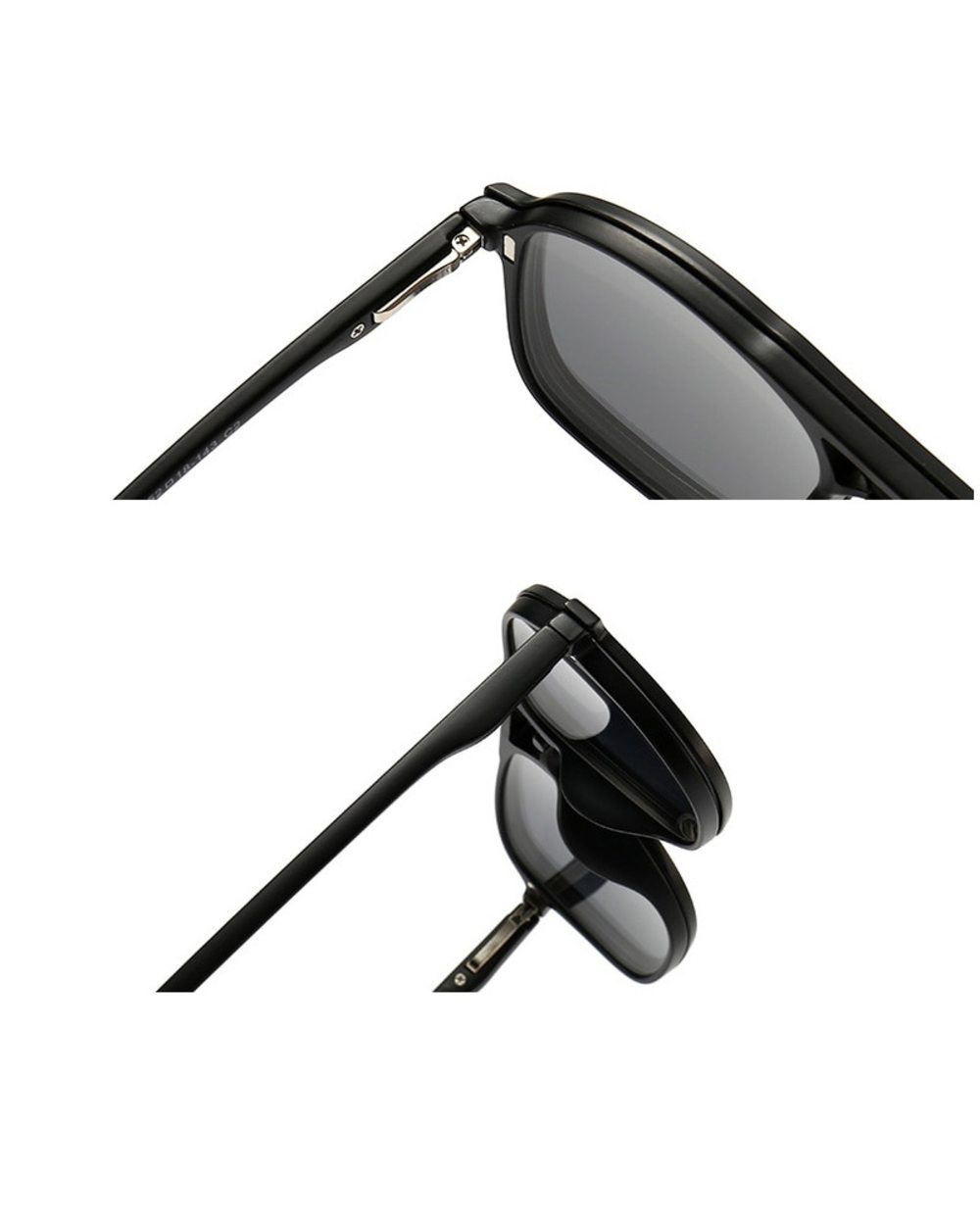 2022 New Mirror Magnetic Attraction Polarized Sunglasses 6 Iin 1 Clip Cycling Glasses Dazzling Polaroid Men Sunglasses front-5