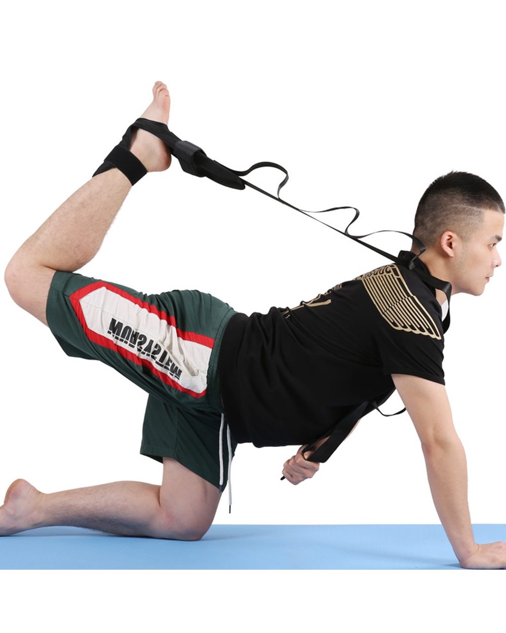 148cm Leg Ankle Brace Support Training Stretching Belt Stroke Hemiplegia Rehabilitation Strap