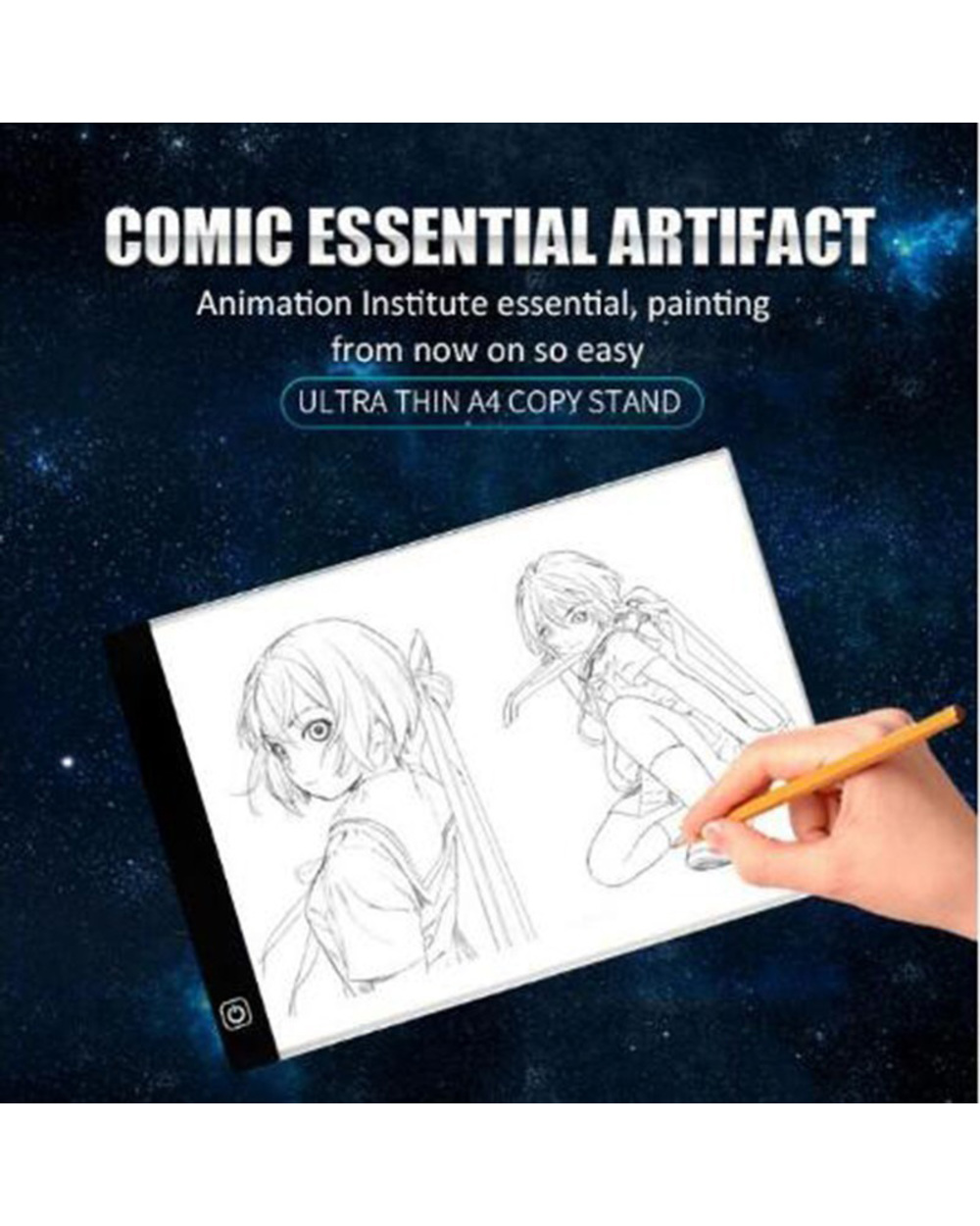 Creative Led Diamond Painting Light Board Diamond Painting Accries Tool Kits A3 A4 A5 Drawing Graphic Tablet Box front-3