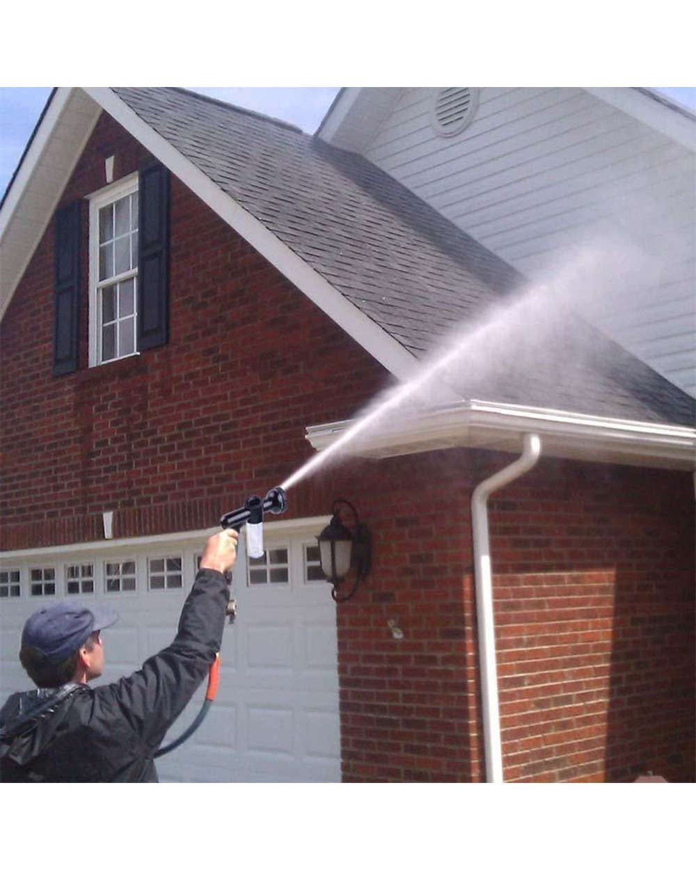 Garden Water Hose Nozzle Foam Sprayer High Pressure With 8 Adjustable Type Nozzle Car Wash Water For Plant Lawn Pet Sh front-2