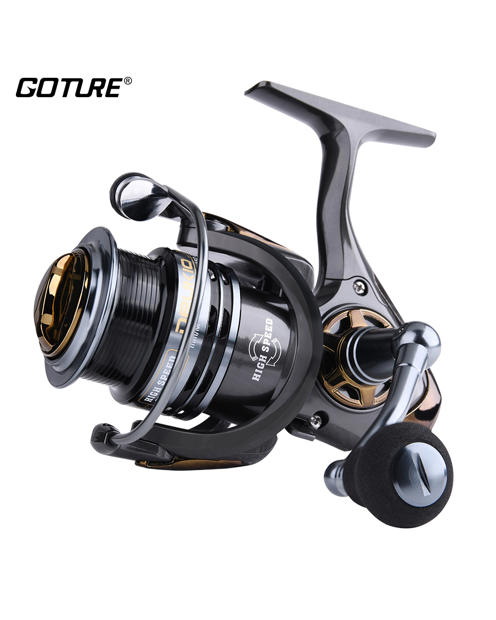 Goture Hs Metal Spool Fishing Reel Ultral Light High-Speed 7.1:1 6.7:1 Spinning Reel 5+1Bb 8Kg Max Drag Casting Wheel front-0