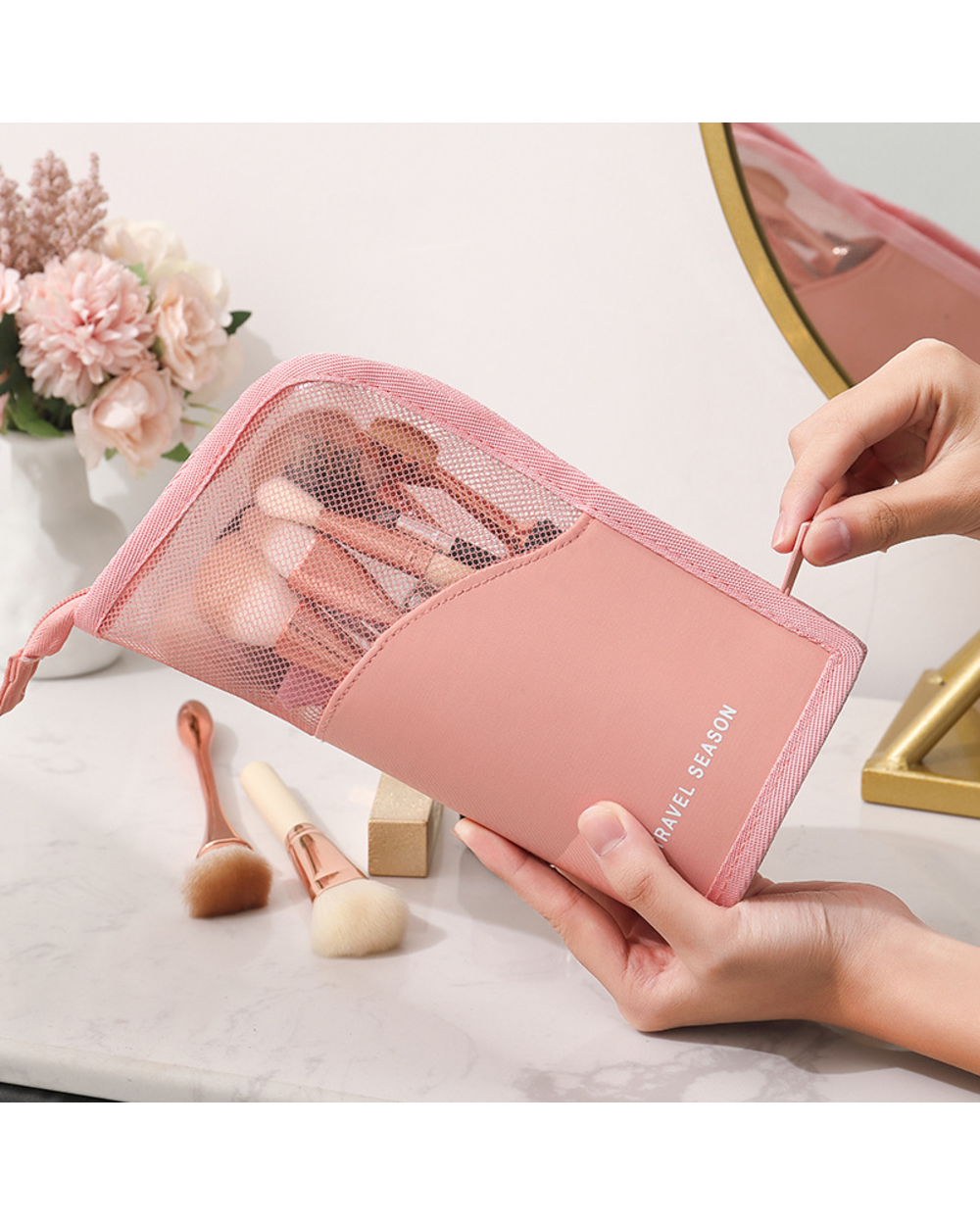 1 Pc Stand Cosmetic Bag front-5
