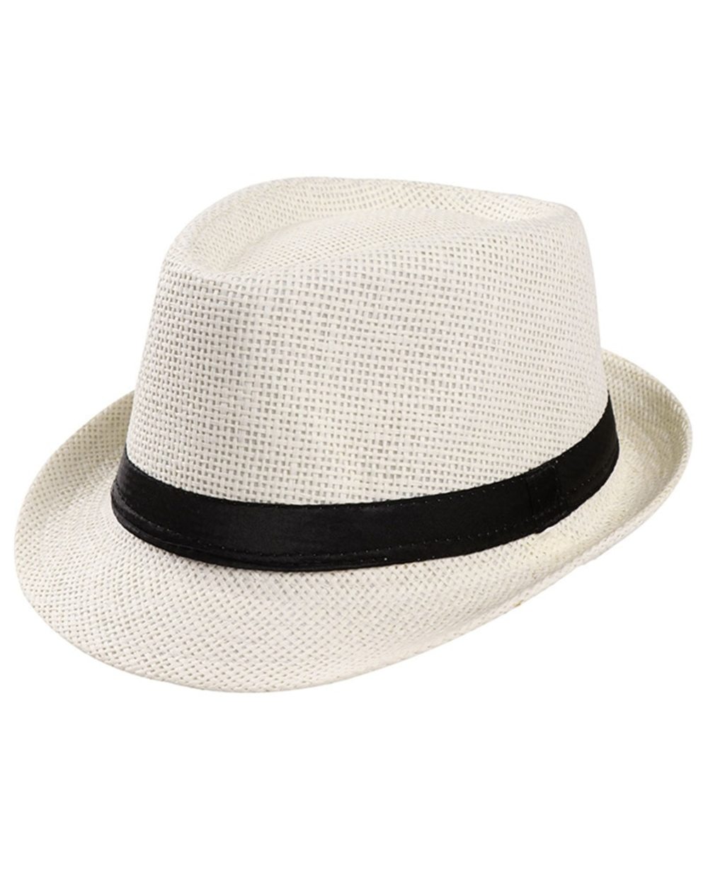 Gentleman Sun Hat Holiday Men Straw Hat Cowboy Summer Retro Panama Travel Journey Casual Caps Elegant Male Chapeau Wide front-3