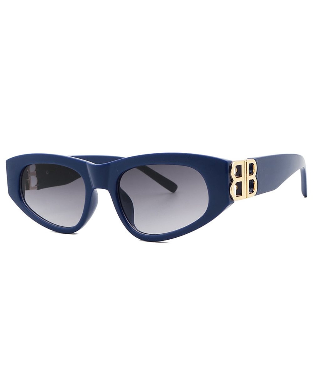 Retro Brand Cat Eye Steampunk Sunglasses Women Men Luxury Design front-3