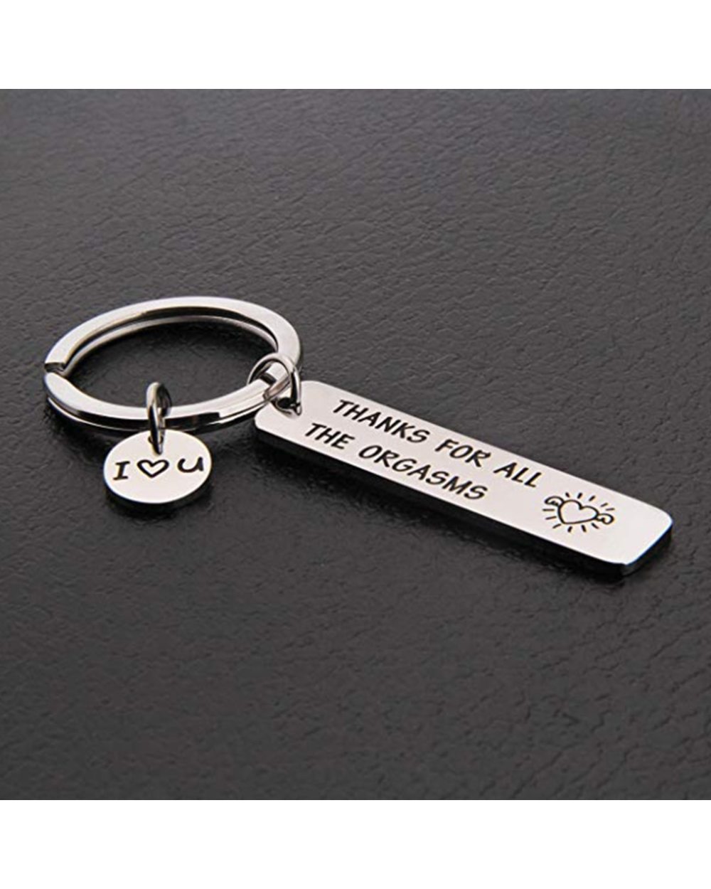 Thank for All The Orgasms I Love You Key Ring Couple Keychain Jewelry Gifts To Boyfriend Husband front-3