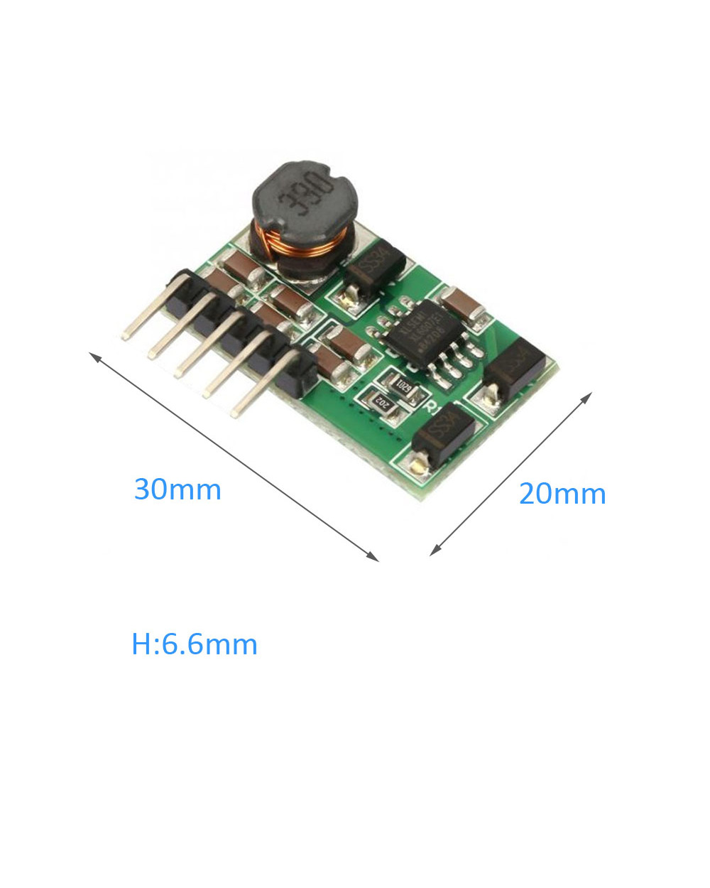 Dc Boost Converter Step Up Module With Solder Head 3-18V To +/-5V +/-6V +/-9V +/-12V +/-15V +/-24V For Adc Dac Lcd Powe front-5