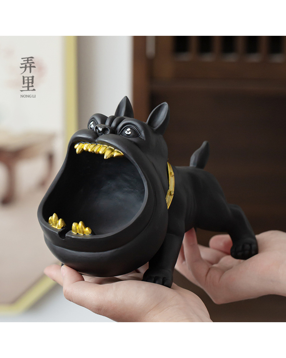 Jinserta Cute Animal Car Polygonal Ashtray Creative Personality Trend Ashtray Modern Minimalist Living Room Home Office front-1