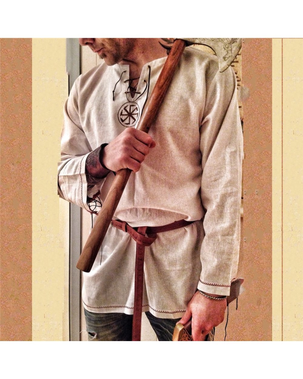 Knight Cosplay Medieval Costume front-1