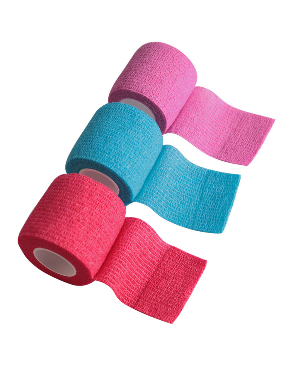 1Roll 2.5/5/10cm by 4.5m Gauze Medical Bandage Selfadhesive Breathable Elastic Bandages for Sports Fixing front-1