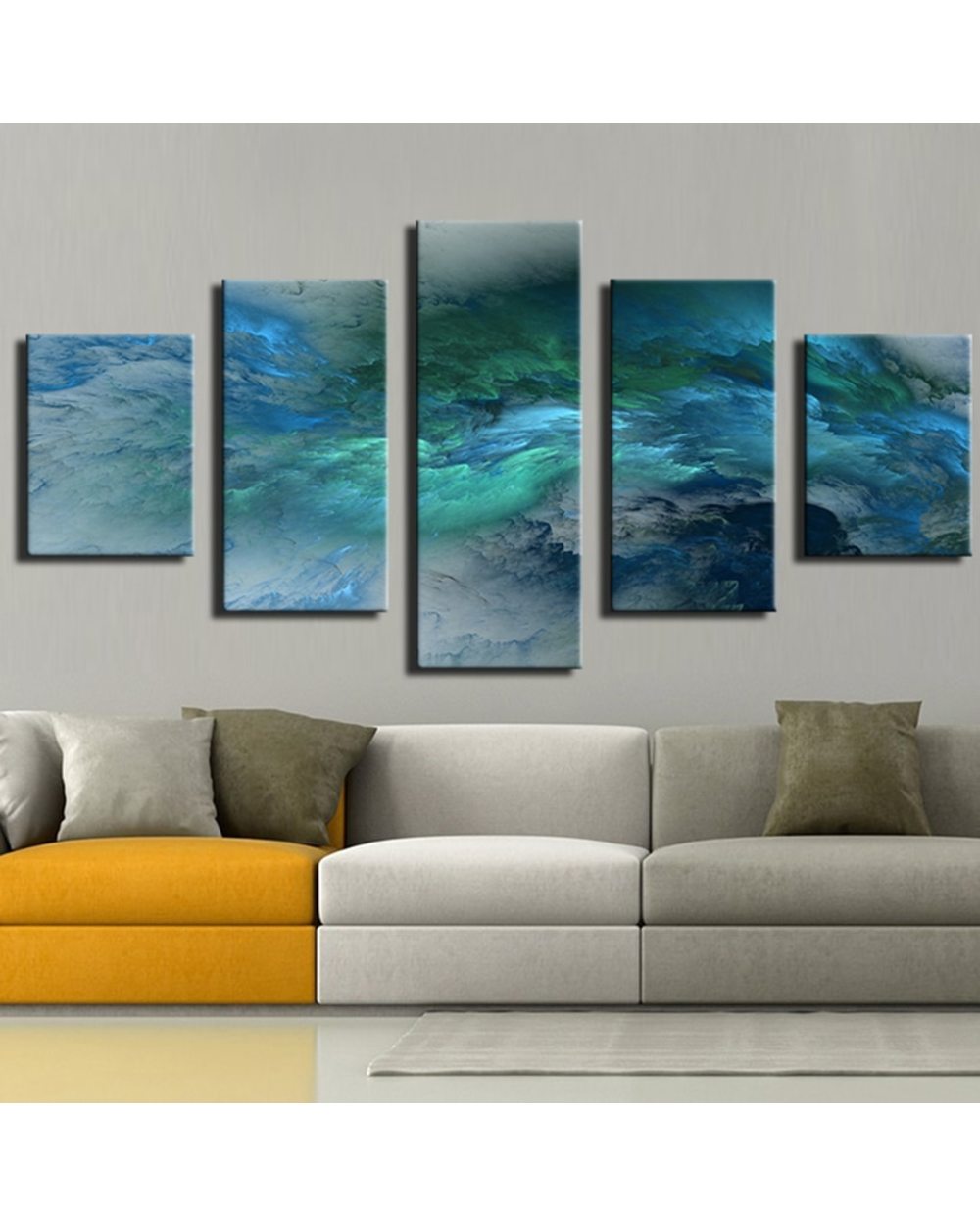 Cuadros Decoracion Fallout Poster Picture Print Abstract 5 Panel Canvas Art Wall Decor front-1