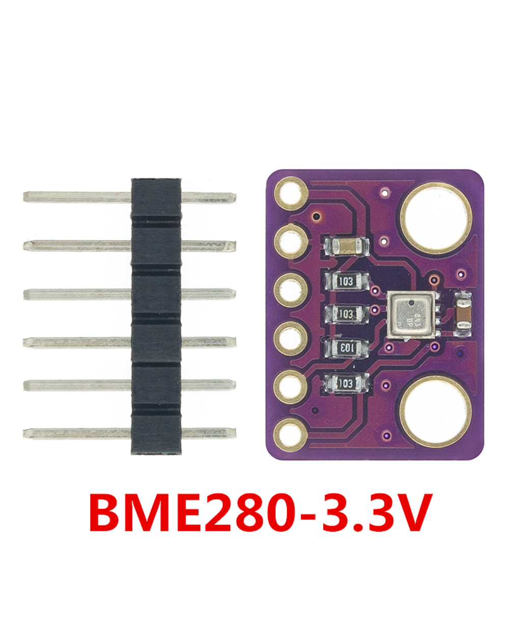 Bme280 3.3V 5V Digital Sensor Temperature Humidity Barometric Pressure Sensor Module I2c Spi 1.8-5V Bme280 Sensor Module front-1