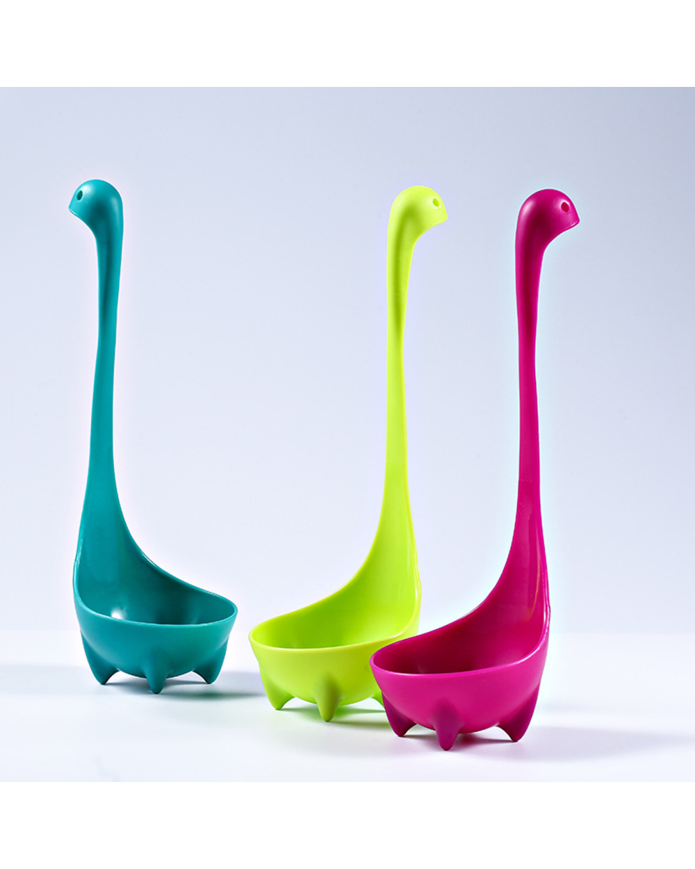 Creative Long Handle Vertical Dinosaur Soup Spoon front-1