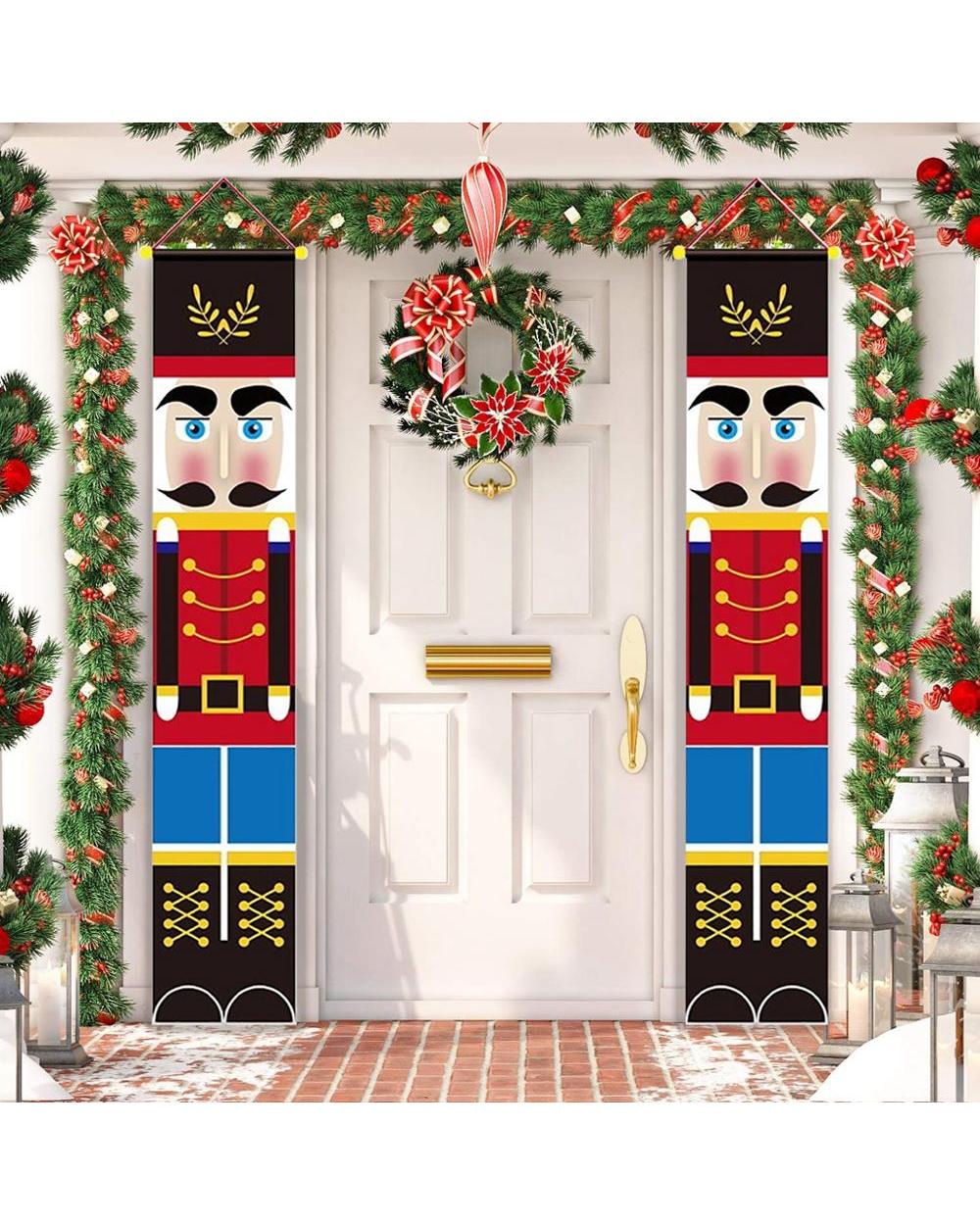Christmas Door Decoration 2022 Merry Christmas Banner Decor for Home Hanging Christmas Ornament Happy New Year Gift 2022 front-3