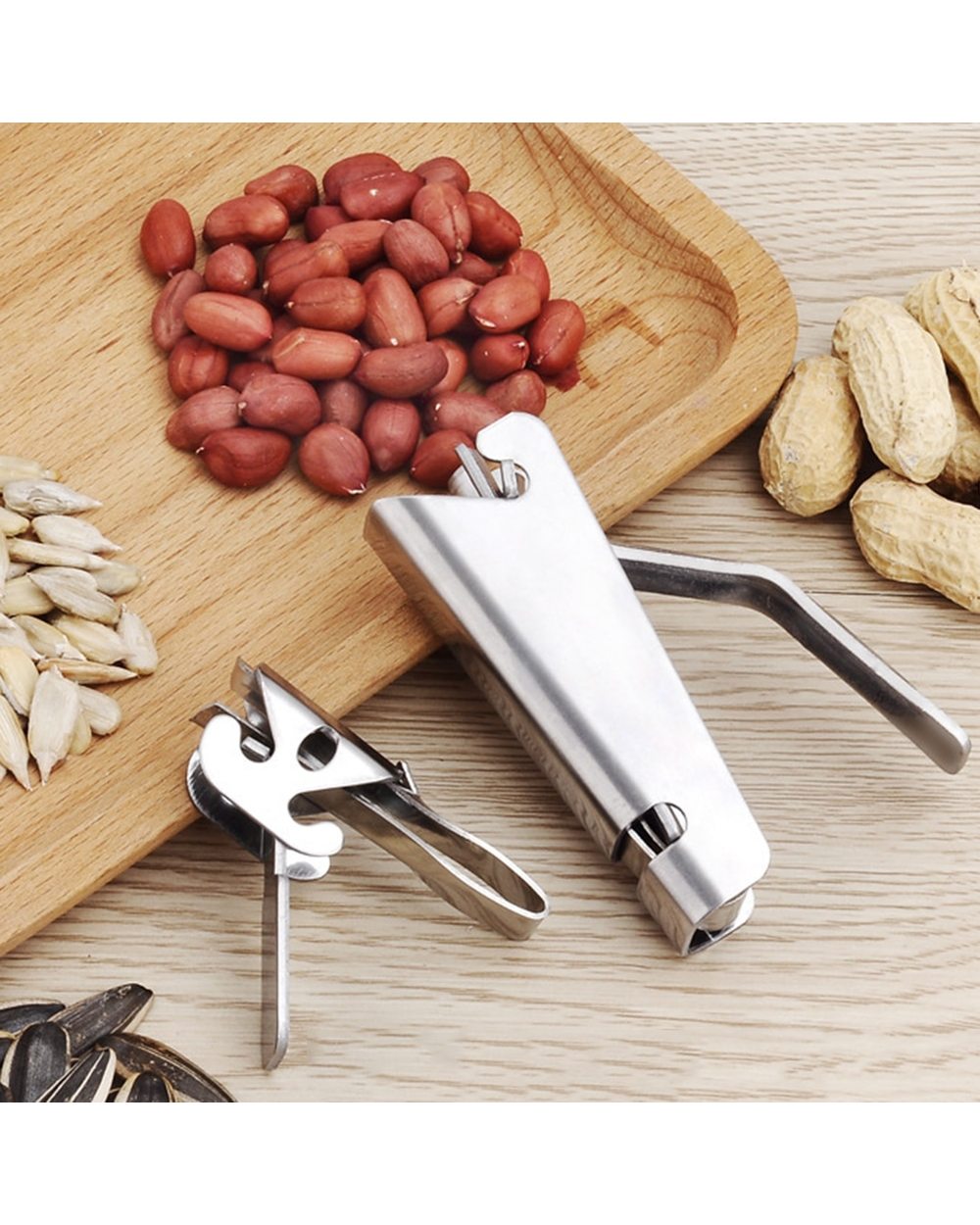 Sheller Nuts Opener- Melon Seed Plier Clamp Pistachio Opener Sunflower Seeds Peeler Walnut Kitchen Tool front-3