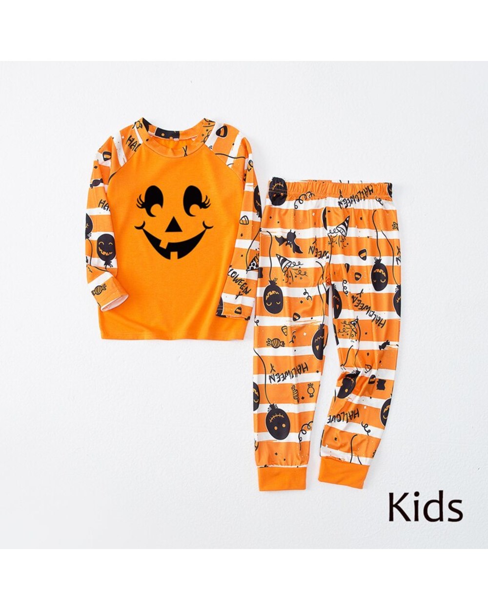 Family Christmas Matching Pajamas Set Mother Father Kids Clothes Family Look Outfit Baby Rompers Halloween Pyjamas front-4