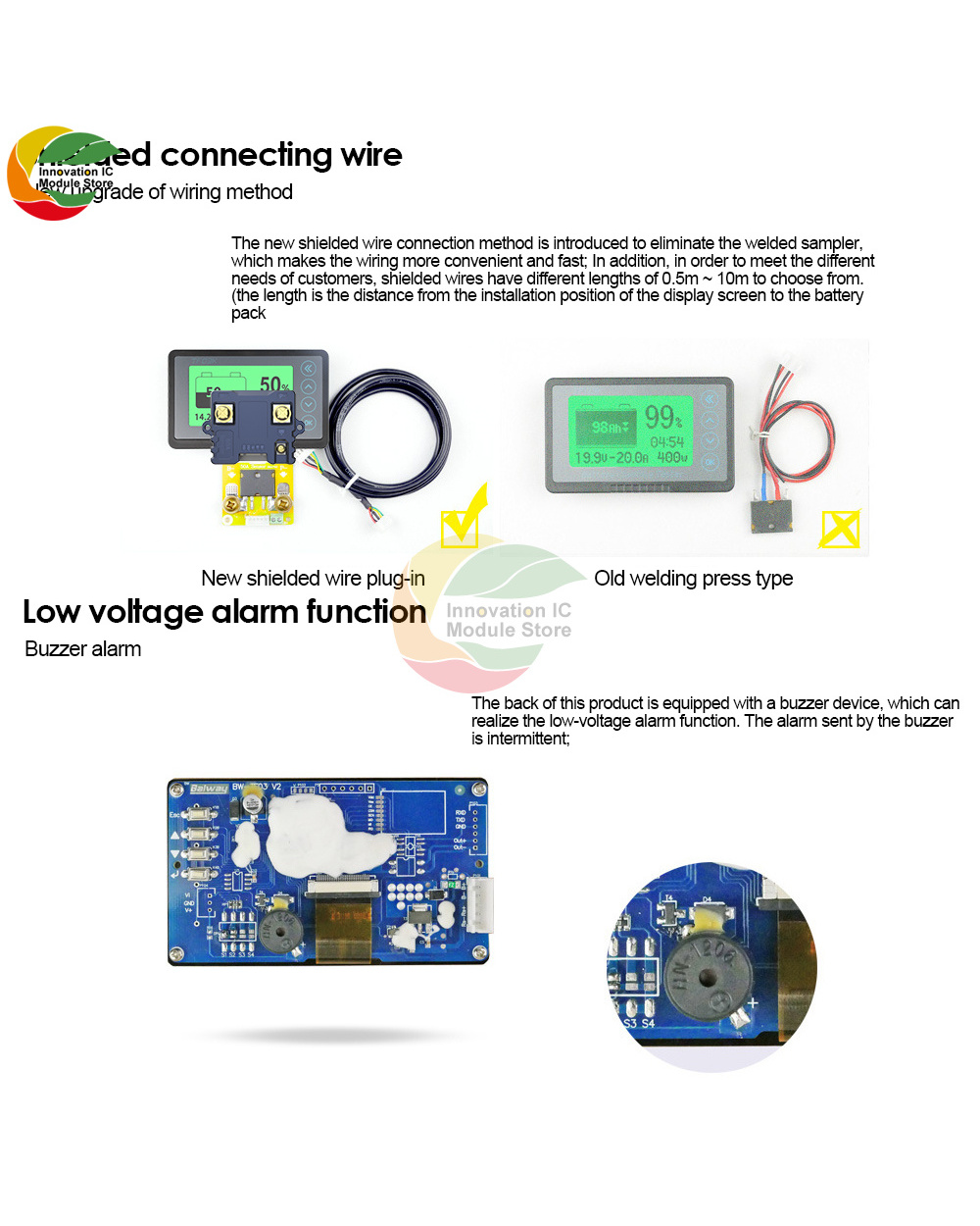 Tf03k With Shell Coulomb Counter Electric Car Rv Battery Gauge Display Dc Digital Display Voltmeter Capacity Detector D front-4