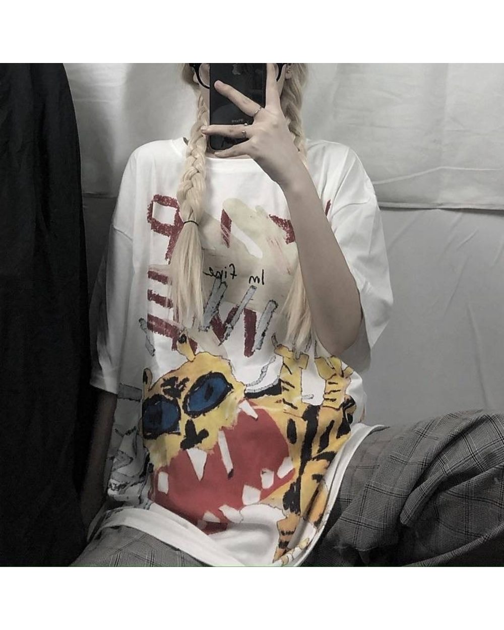 Japan T Shirt Summer Oversize T Shirt Women Harajuku Punk T-shirts Tops Tee Hip Hop T-Shirt for Girls front-5